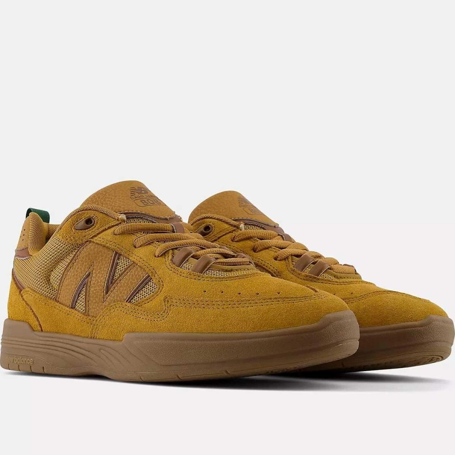 Shoes * | New Balance Nb Numeric Tiago Lemos Skate Shoes, Wheat/Brown