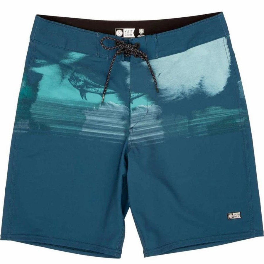 Bottoms * | Salty Crew Fade Away Boardshorts, 20 -30-Teal