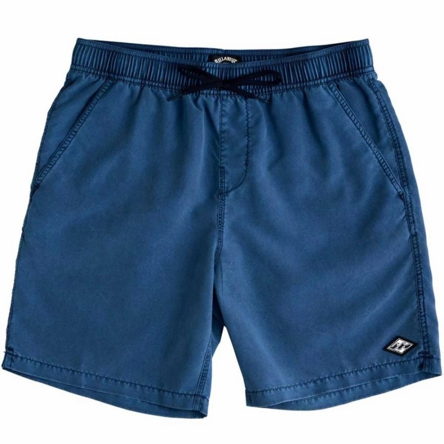 Bottoms * | Billabong All All Day Overdyed Layback Boardshorts, 17