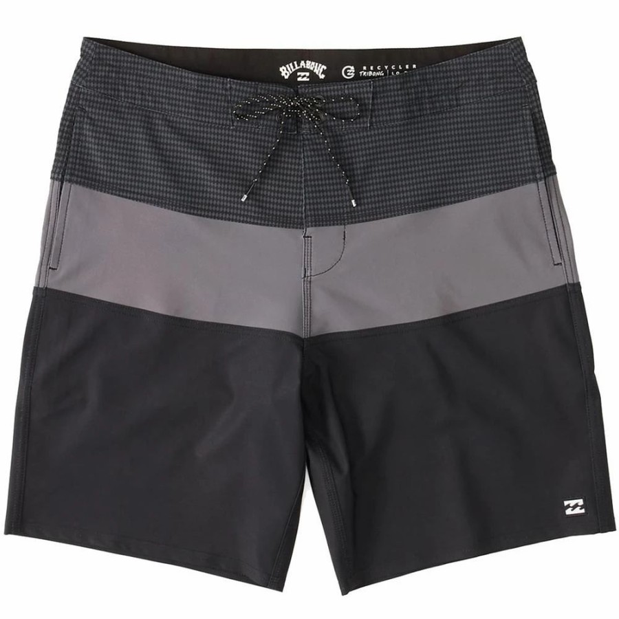 Bottoms * | Billabong Tribong Lo Tide Boardshorts, 19 -Stealth