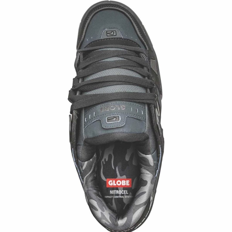 Shoes * | Globe Sabre Skate Shoes, Black/Night/Red