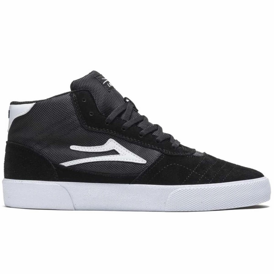 Shoes * | Lakai Cambridge Mid Skate Shoes, White/Black