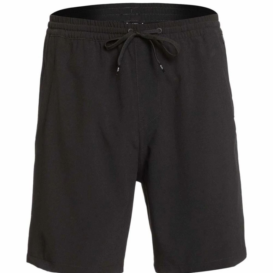 Bottoms * | Quiksilver Union Elastic Amphibian Boardshorts, 18 -Large-Black