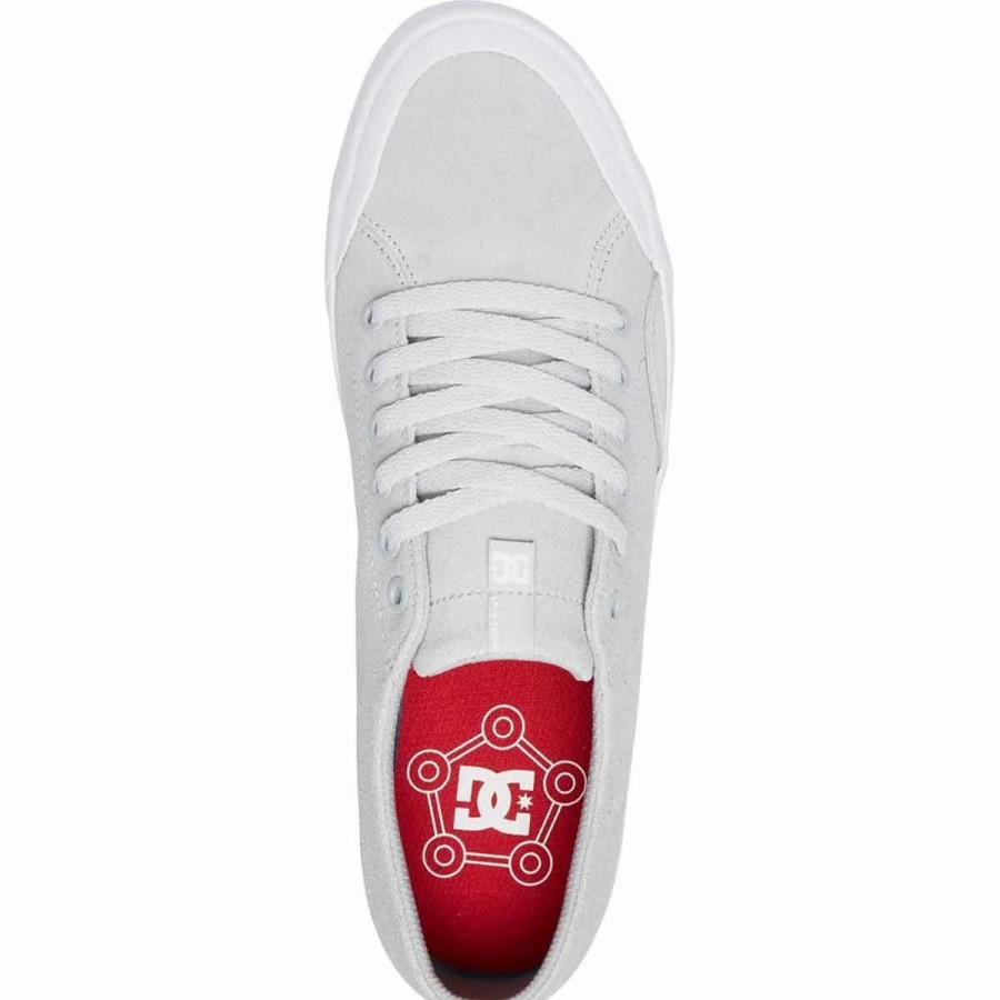 Shoes * | Dc Shoes Evan Lo Zero S Skate Shoes, Grey-8.5