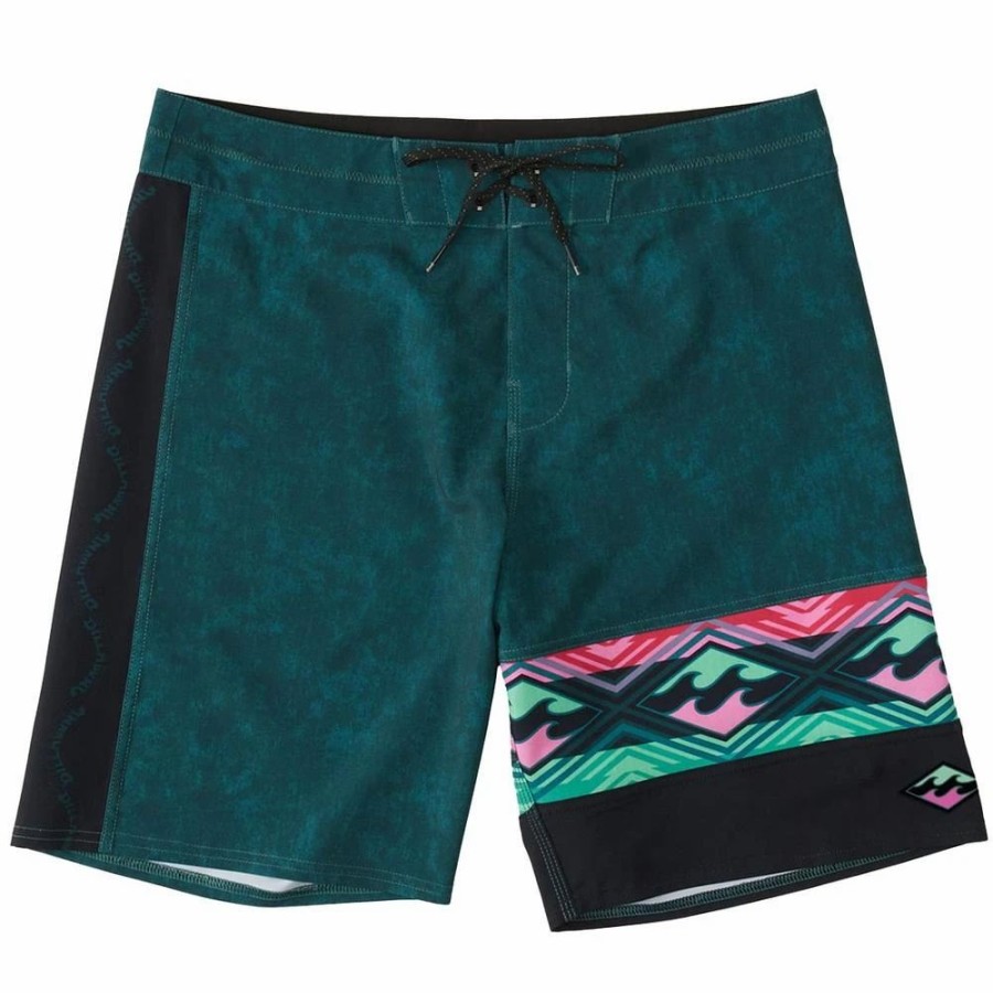 Bottoms * | Billabong Burleigh Pro Performance Boardshorts, 19 -Forest Green