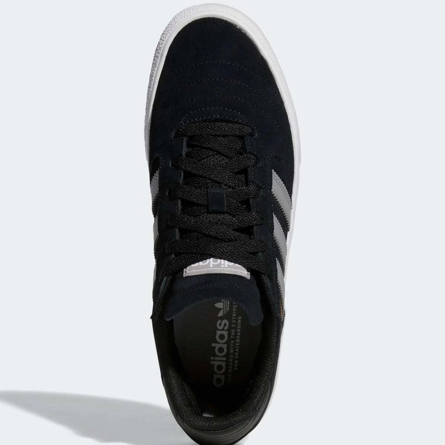 Shoes * | Adidas Busenitz Vulc 2.0 Skate Shoes, Black/Grey/White