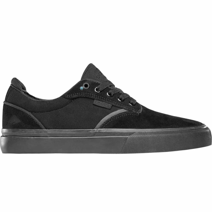 Shoes * | Emerica Dickson Skate Shoes, Black/Black