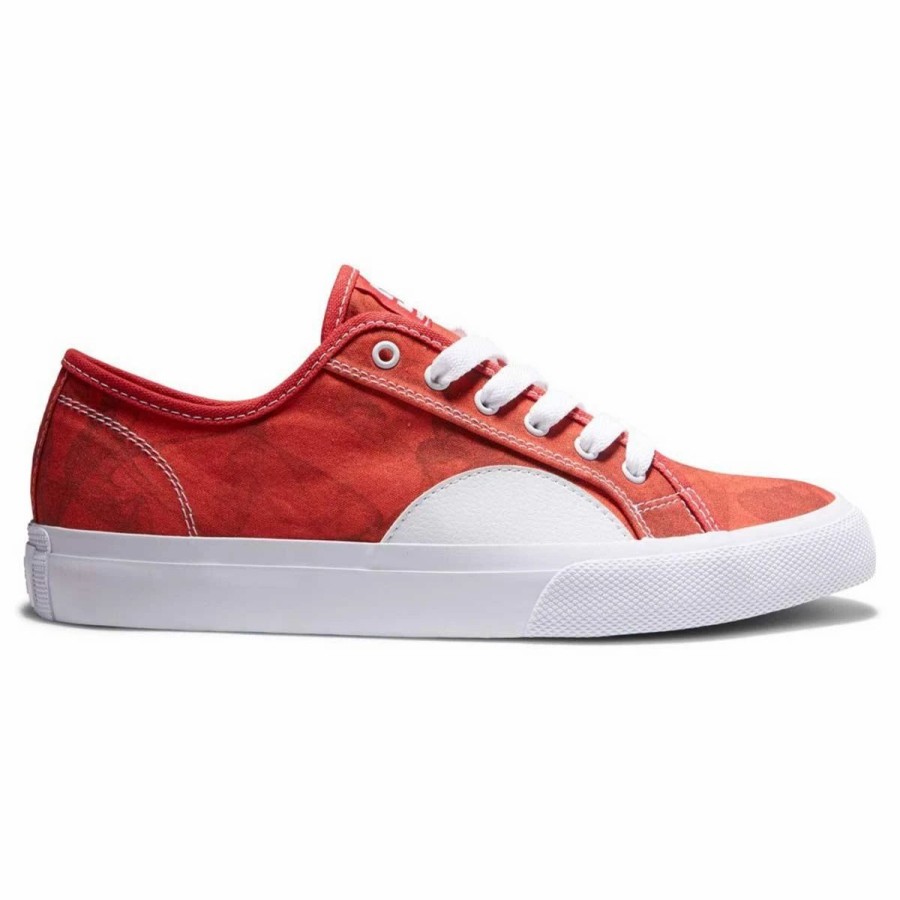 Shoes * | Dc Shoes Manual S Evans Skate Shoes, Red/White