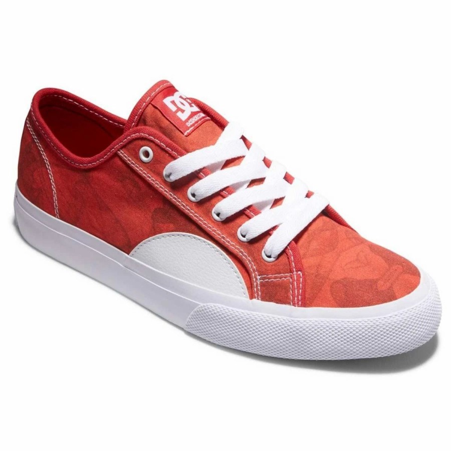 Shoes * | Dc Shoes Manual S Evans Skate Shoes, Red/White